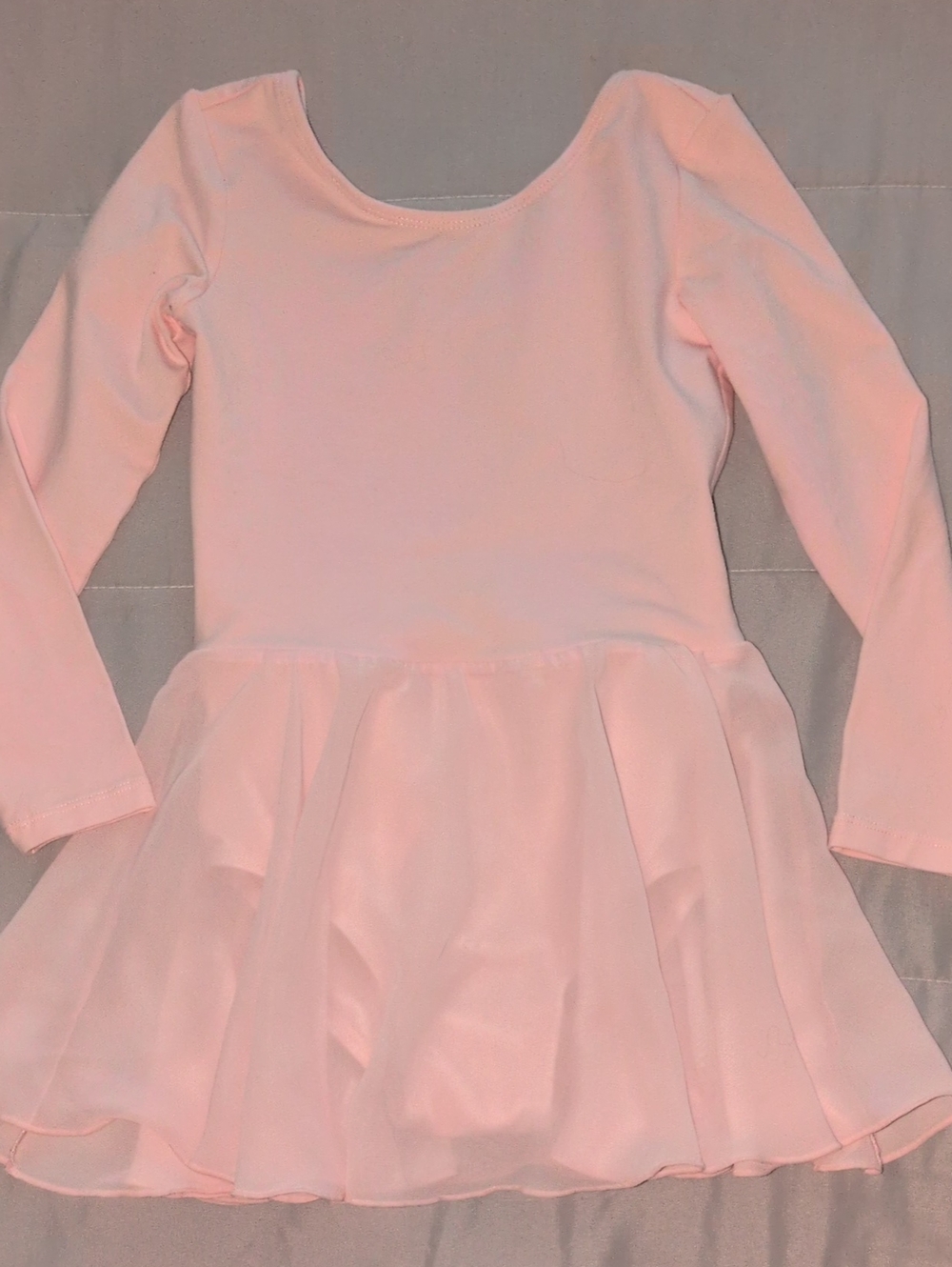 Stelle Ballet Leotard, Long Sleeve Dance Leotard, Pink, Size 4-5 Years